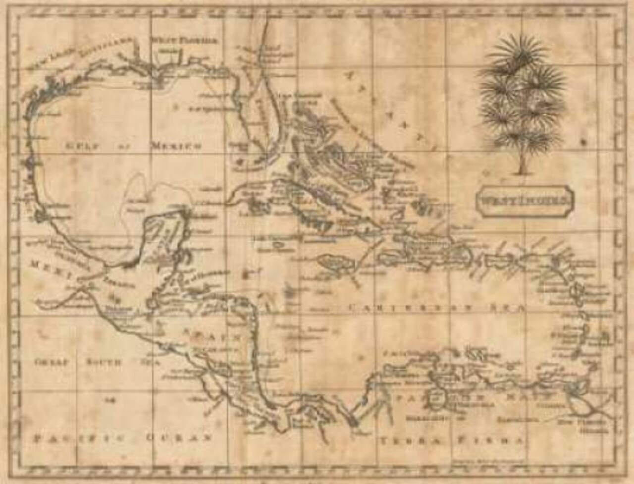 Caribbean 1806 Poster Print by Andrew Arrowsmith - Item # VARPDXCC2103
